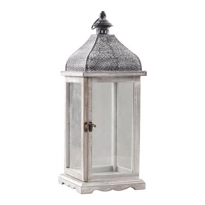 China Lantern for Wedding Home Candle/Decor/Wood with Metal Home and Garden Lantern for Wedding Decorative Candle Holder Floor Lamp Decoration Yard Candle Lantern for sale