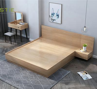 China Foldable Large Baby Bedroom Storage Drawer Home Furniture Modern Design Queen Wooden Bed for sale