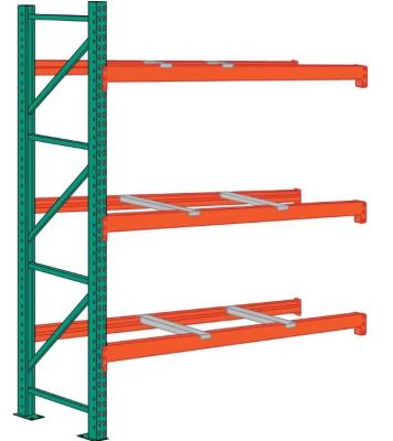 China Cargo storage Warehouse shelves heavy steel shelves American pallet shelving system dacryoporus for sale