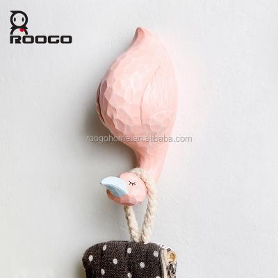 China Art Decor Roogo kawaii squishies no flame sky lanterns bird resin attacking hook for sale