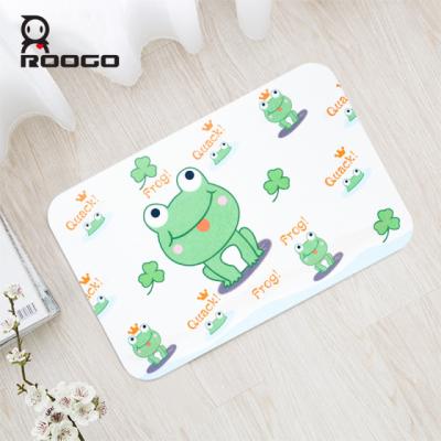 China Roogo Sustainable Home Non Slip Quick Dry Natural Biatom Mud Bath Shower Mat for sale