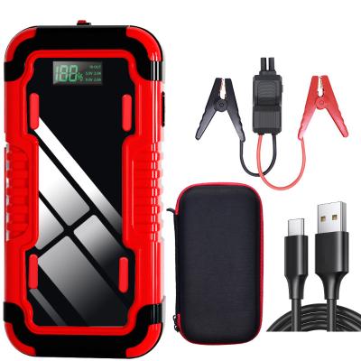 China Car Battery Start 12V Portable Multifunctional 21800 mAh Car Battery Jump Starter Emergency Tools with Flashlight Portable Jump Starter for sale