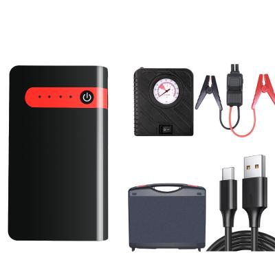 China Portable Emergency Kit Car Battery Jump Starter Car Battery Jump Starter 12800 MAH Power Bank Car Jump Starter with Flashlight for sale