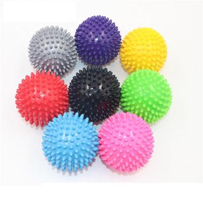 China Fitness Exercise Training Sensory Handle The Ball Physiotherapy Fitness Portable PVC 7cm Massage Ball for sale