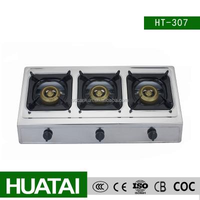 China Three Burners 	Portable Gas Cooker Outdoor Freestanding Protable Gas Stove for sale