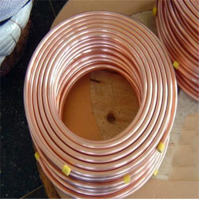 China Condition Pancake Coil Or Air Chiller Copper Tube / Seamless Pipe In ASTM B280 / JIS H3300 for sale