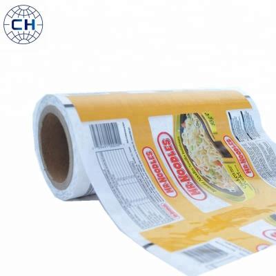 China High quality co-extrusion flexible plastic food grade instant noodle fast noodle packaging film for sale