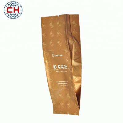 China Plastic Aluminum Foil Packaging Material Gusset Polyester Bags For Tea for sale