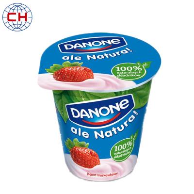 China eo-friendly multilayer packaging easy peelable lid film for yogurt PP PS cup for sale