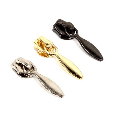 China Other Drop Invisible Slider Zipper Invisible Teardrop Slider Zipper For Clothes for sale