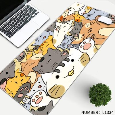 China Non-Slip Optional Custom Design Promotional Waterproof Mat Blank Sublimation Roll Rubber Extend Gear Mat Deskpads Large Gaming Mouse Pads for sale