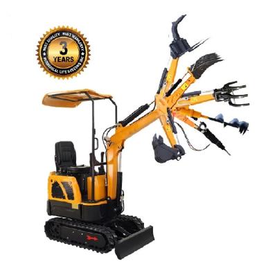 China Mini Excavator 1000kg Mini Hydraulic Excavator Earthmoving Machinery Loader Digger Bagger With Competitive Prices Meet CE/EPA/EURO 5 Emission for sale