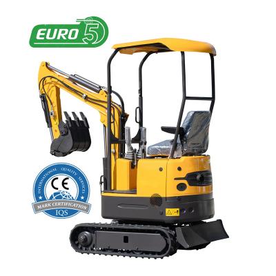 China FREE SHIPPING Wholesale China Mini Excavator Mini Earthmoving Machinery Small Digger CE/EPA/EURO 5 China Compact Excavators 1 Ton Mini Price With Inch Bucket For Sale for sale