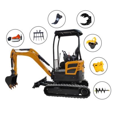 China CE MOQ1 Hot Sale Machinery Mini Excavator Hydraulic Crawler TH18 Earthmoving Excavator with Hydraulic Breaker Mini Excavator Prices for Farm Construction for sale