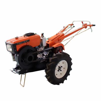 China Newest Multifunction Farmland 8hp 2 Wheels Micro Mini Hand Walking Tractor for sale