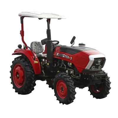 China 70hp Farmland Tractor 4x4 Small Tractor 4wd Lawn Mower Agricultural Tractor for sale