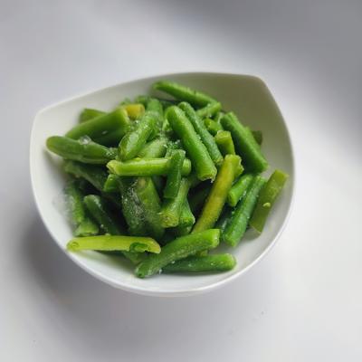 China Product FROZEN vegetable green pods of IQF Bean Cutting Peas Frozen With for sale