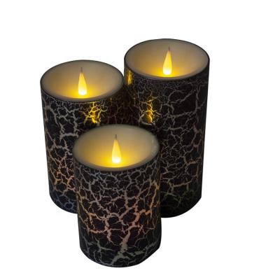 China Classic Glass Wax New Design Flameless Led Electric Candle Lights For Decorative Festival Birthday for sale