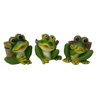 China Smart China Resin Flowerpot Not Cement Flowerpot Frog Creative Style Flowerpot Planter Decoration Gardening Garden for sale