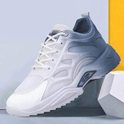 China 2023 Fashionable Mens Shoes White Mesh Shoes Mens Summer Shoes Small Sneakers Damping for sale