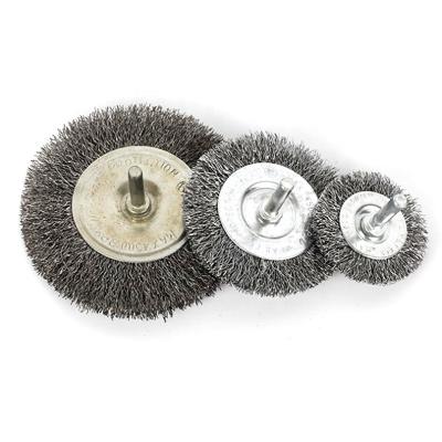 China Outdoor Cleaning Brush Roll Wire Brush Wheel Brush For Removing For Rusting Wheel Wire Brush Wire Abrasives Drill Tool Polishing Accessories for sale