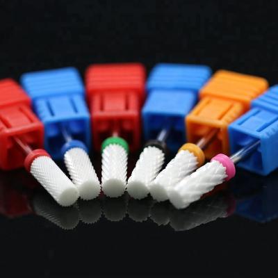 China High Speed ​​Ceramic Nail File Manicure Tools Nail Bit Drills Nail Salon Use For Cuticle Gel Clean Remove for sale