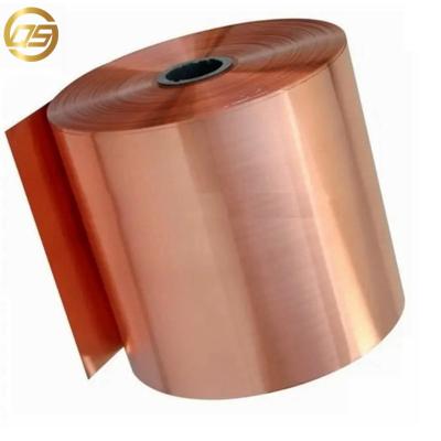 China High Tensile Strength Tinned copper strip for 99.9% pure copper strip C11000 C12000 C10200 cable Copper Coil for sale