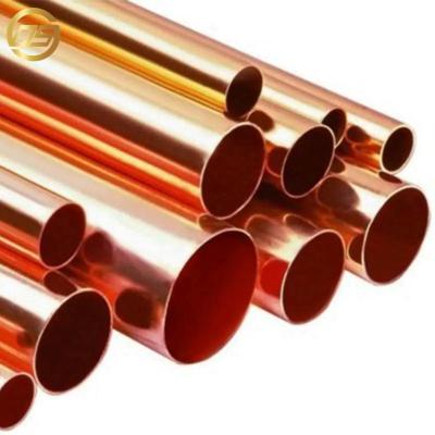 China High Tensile Strength Prime Quality 17Mm C10200 C10300 C10400 Red Copper Pipe Spiral For Cooling for sale