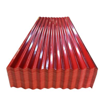 China Steel Structure Office Color Coated Steel Sheet Corrugated Steel Roof Sheet Zinc Roofing Steel Sheet 22 Gauge for sale