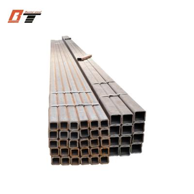 China Liquid Pipe Carbon Steel Square Tube Pipe Section Q235 Carbon Steel Square Black Hollow Metal Tube Galvanized Steel Pipe Square for sale