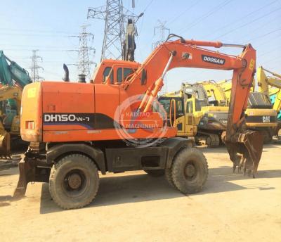 China Used Wheeled Machinery Repair Shops Excavators Machine Digger Doosan 15ton DH150 Crawler Used Excavator for sale