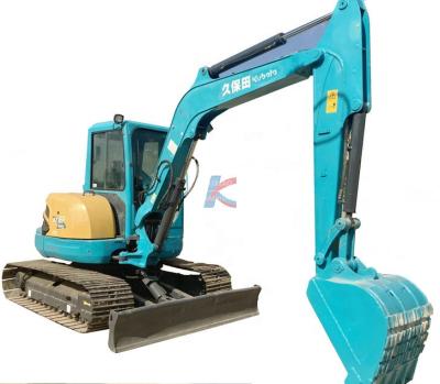 China Backhoe Workshops Repairs Machinery Japanese Hydraulic Used Machinery Spare Parts With Hammer/Bucket Crawler Digger Kubuta 6 Ton Used Excavator for sale