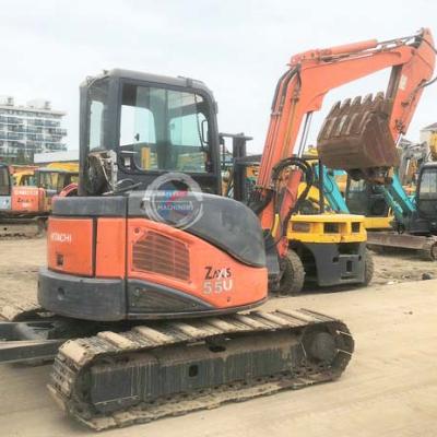 China Machinery Repair Shops Used Hitachi Excavator Hitachi 5.5ton Hitachi ZX55 Backhoe Small Excavator for sale