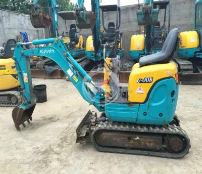 China Used Machinery Repair Shops Excavators Machine Digger Kubota 0.8 Ton Crawler Used Excavator for sale