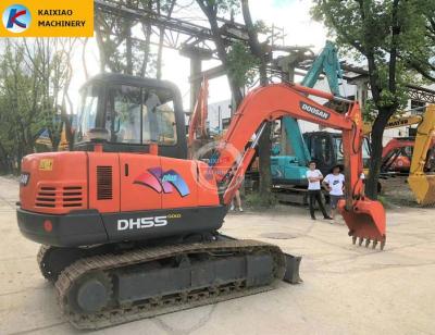 China Machinery Repair Shops Small Korea Doosan DH55 Used Excavators Crawler Digger Doosan 5ton 6ton Second Hand Excavator for sale