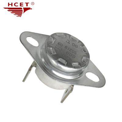 China Automotive Diesel Fuel Filtration Heater KSD302 60C Ceramic Bimetal Thermostats Normally Closed for sale