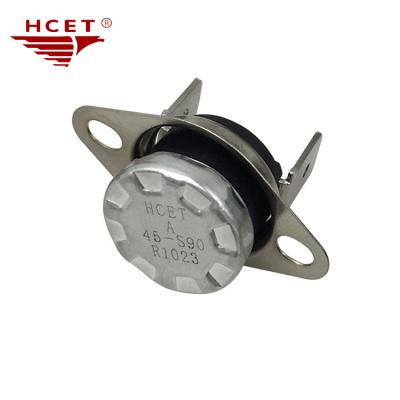 China Diesel Fuel Filtration Automotive Heater KSD301 50 Degree 16A Movable Clamp Normally Closed With Vertical Contacts for sale