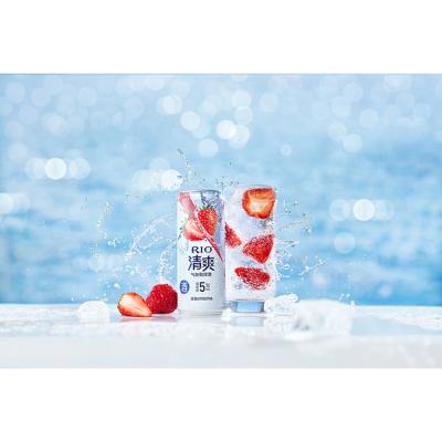 China 5%VOL STRAWBERRY & VODKA FLAVORED SPARKLE COCKTAIL (Alc.5%vol 24can*330ml) for sale