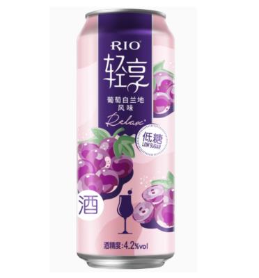 China Party RIO Premade Cocktail Fruit Drinks Wine Liquor GRAPE Flavored Cocktail With Low Sugar Alc.4.2%vol Net.500ml for sale