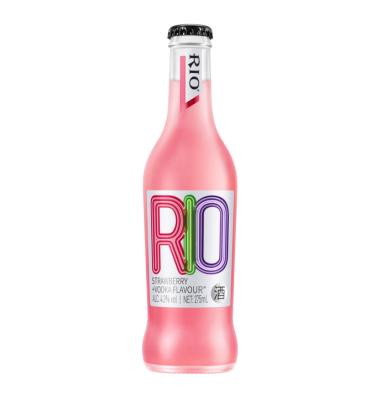 China RIO FRUIT Cocktail Drinks ALCOHOLIC BEVERAGES Series Strawberry Vodka Flavor Party Festival Friends Dinner Classic Bar 275ml 275ml for sale