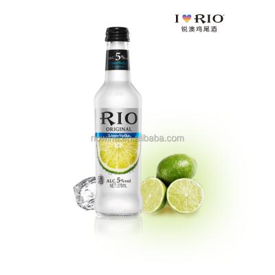 China RIO Alcopop Light Lime Vodka Basic Simple Cocktail Drinks 5%vol Cocktail Drinks Great Cocktails For Parties RIO Original | Lime for sale