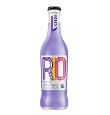 China RIO Cocktail Fruit Drinks Wine Alcoholic BEVERAGES Blueberry Vodka Flavor Bottles for Family Gatherings Holiday Dinner Bar 275ml 275ml for sale