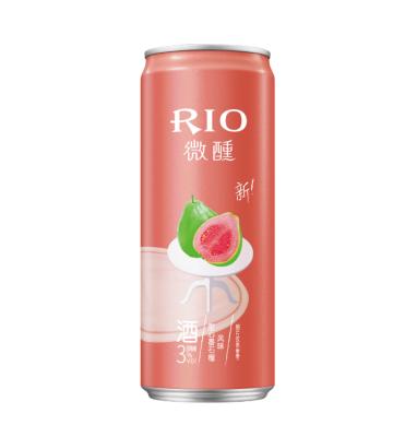 China Party RIO COCKTAIL CHINA FRUIT DRINKS GUAVA FLAVORED COCKTAIL PRE-MIXED GUAVA FLAVORED COCKTAIL Bar Club House Party Family Party (Alc.3%vol 24can*330ml) for sale