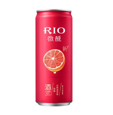 China Grapefruit 3% VOL Light Vodka Alcoholic Drinks Bar/Home/Party/Club/Party/Dinner Mixed Cocktail RIO Cocktail Fruit Drink Wine Can Party Bar Vacation Family 330ml for sale