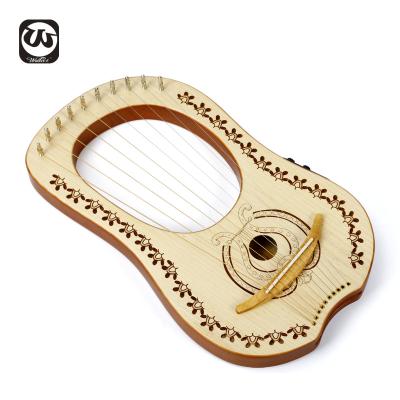 China Lyre Harp 10 Strings Musical Instruments Lyra Harp with EQ WH-001EQ for sale