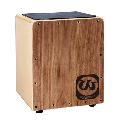 China Design Playable Mini Travel Wooden Hand Cajon Factory Made Portable Drum for sale