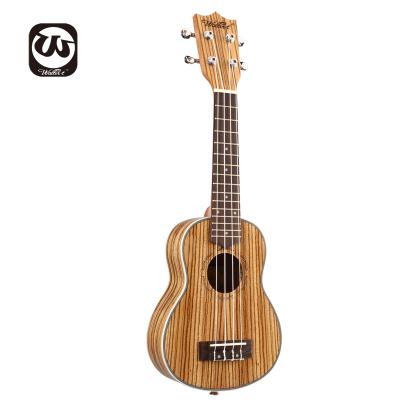 China Durable Walter Factory Sales Zebra Ukulele Wholesale Price OEM ODM Brands 23 Inch Concert Mahogany Ukulele for sale