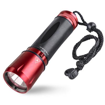 China IP68 Emergency Emergency Aluminum Waterproof Tactical Flashlight Camping LED Flashlights Rechargeable Diving Flashlight for sale