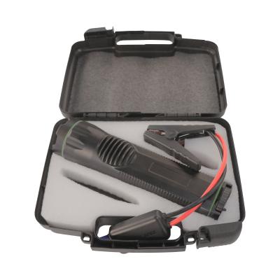 China Multifunction Alloy 6000mAh/10000mAh Rechargeable Jump Starter LED Flashlight Car Emergency Aluminum Tools for sale