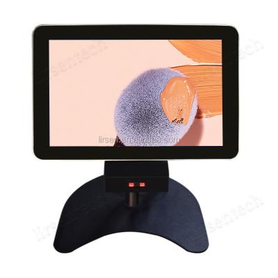 China 10.1 Inch Countertop Android Touch Screen Digital Menu Display Board Indoor Signage Advertising Display 2D Barcode Scanner Media Player for sale